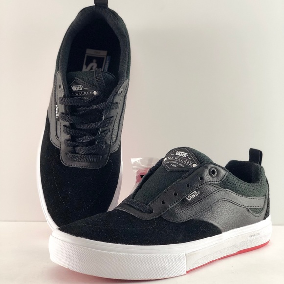 vans kyle walker pro black red